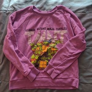TMNT sweatshirt.